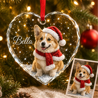 Custom Photo Dog In Snow