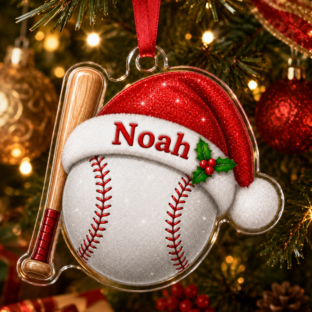 Sport Custome Name Acrylic Baseball
