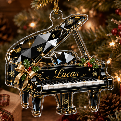 Piano Custome Name Acrylic Style 2