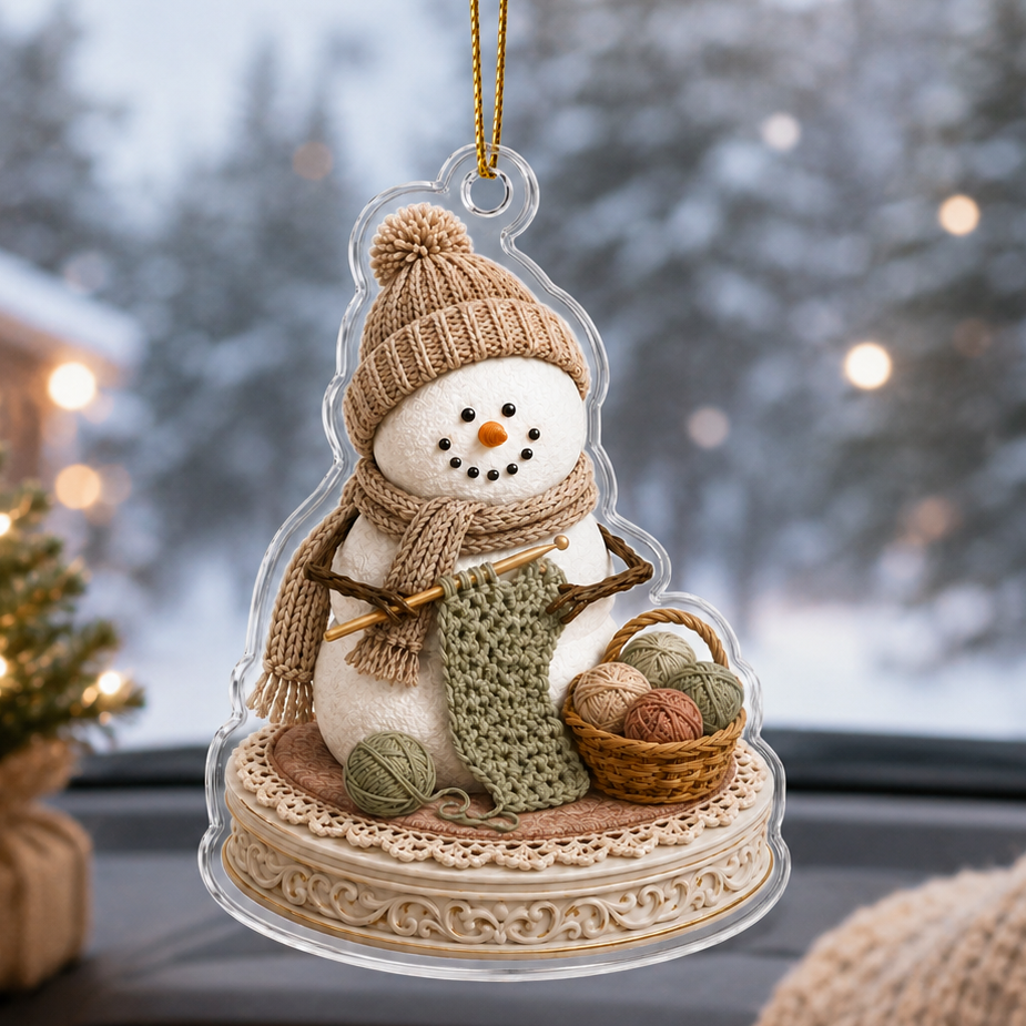 Snowman Hobbies Acrylic Crocheting