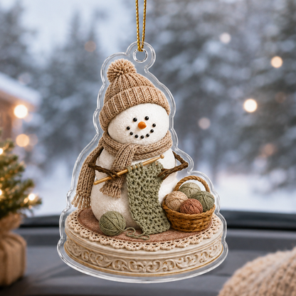 Snowman Hobbies Acrylic Crocheting