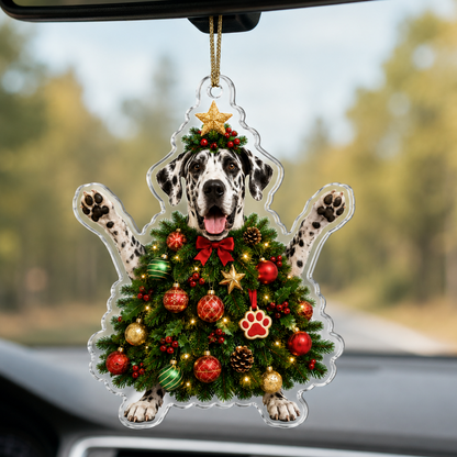 Dog Santa Tree Great Dane