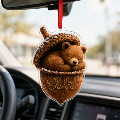 Animal Tree Decor Acrylic Bear
