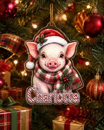 Christmas Farm Animal Piglet