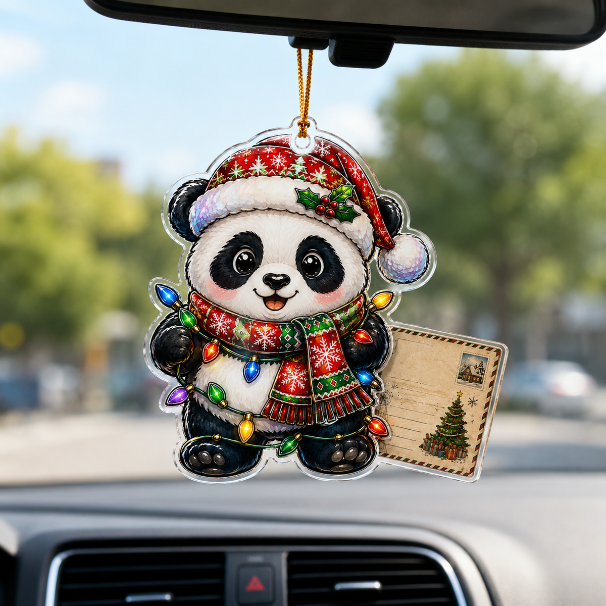 Animal With Christmas Led Panda