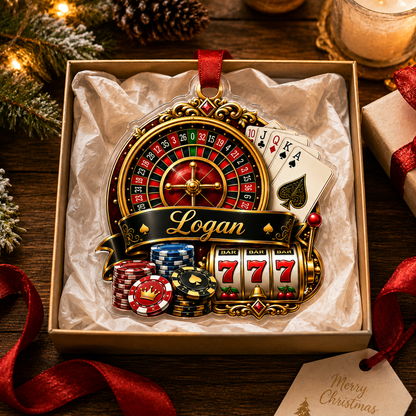 Pocker Custome Name Acrylic Twinkle Pocker Machine