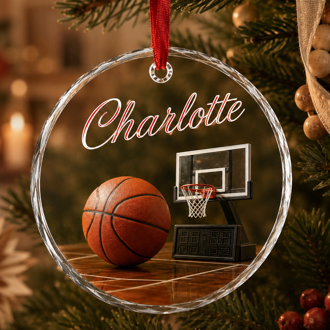 Sports Glass Basketball