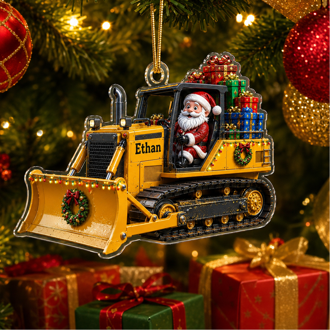 Santa Vehicle Bulldozer