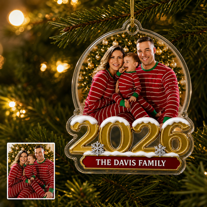 Custom Photo Christmas Family 2026