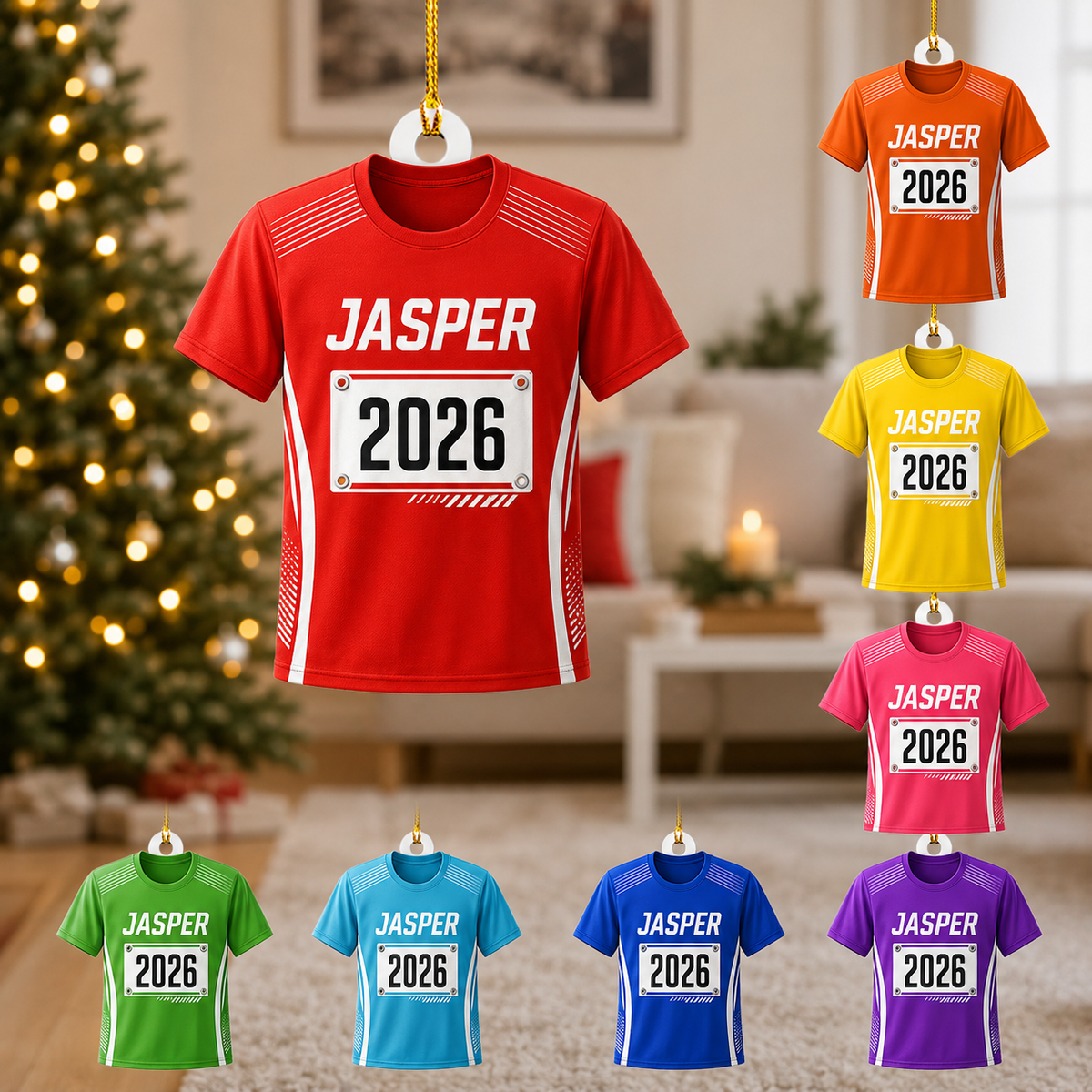 Custom Runner Acrylic - Race Bib Shirt