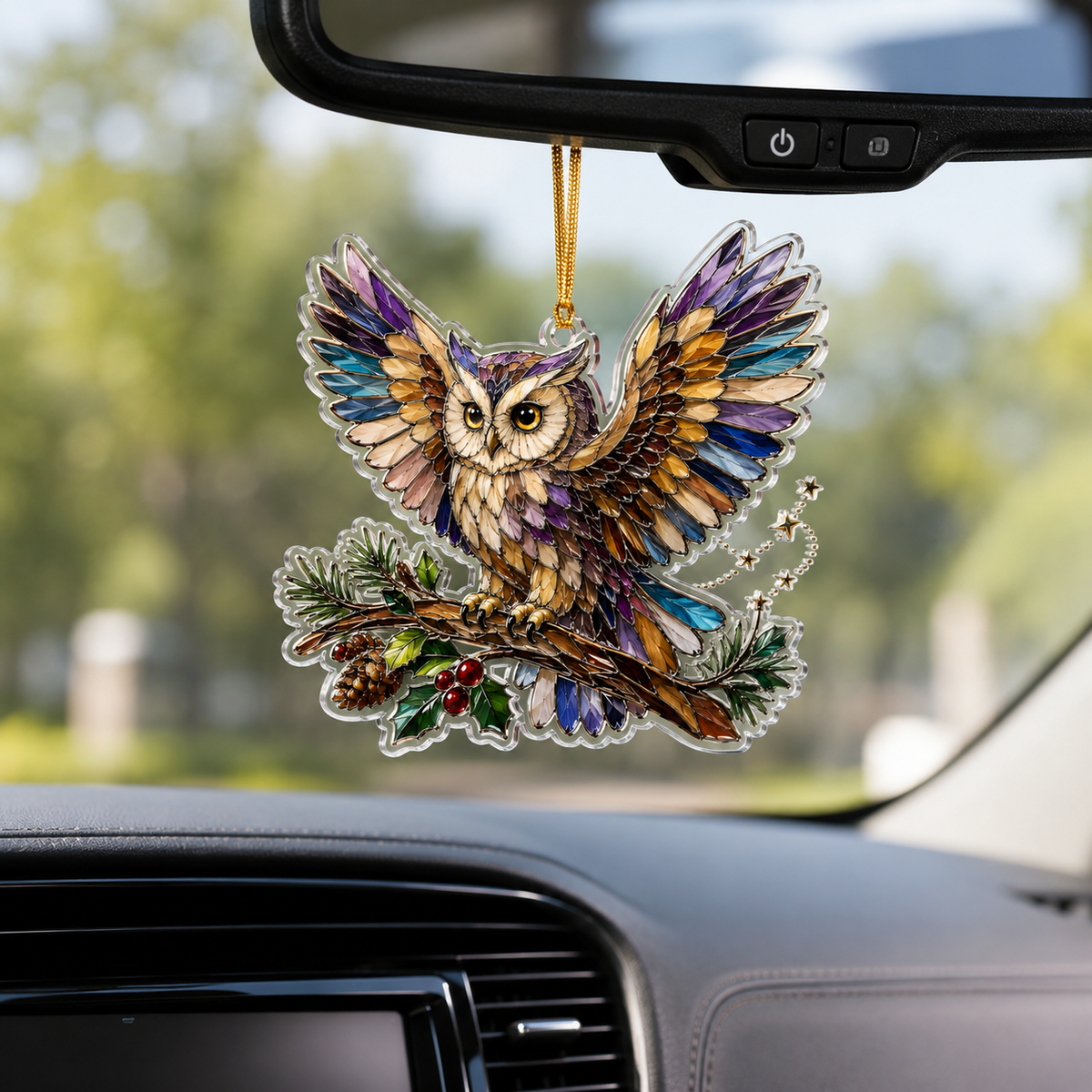 Bird With Flower Owl