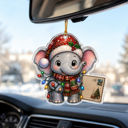 Animal With Christmas Led Elephant