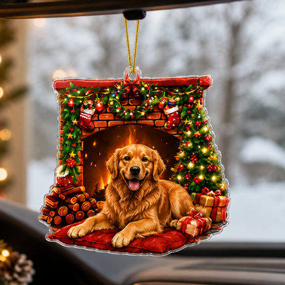Dog Christmas Tree Golden Retriever