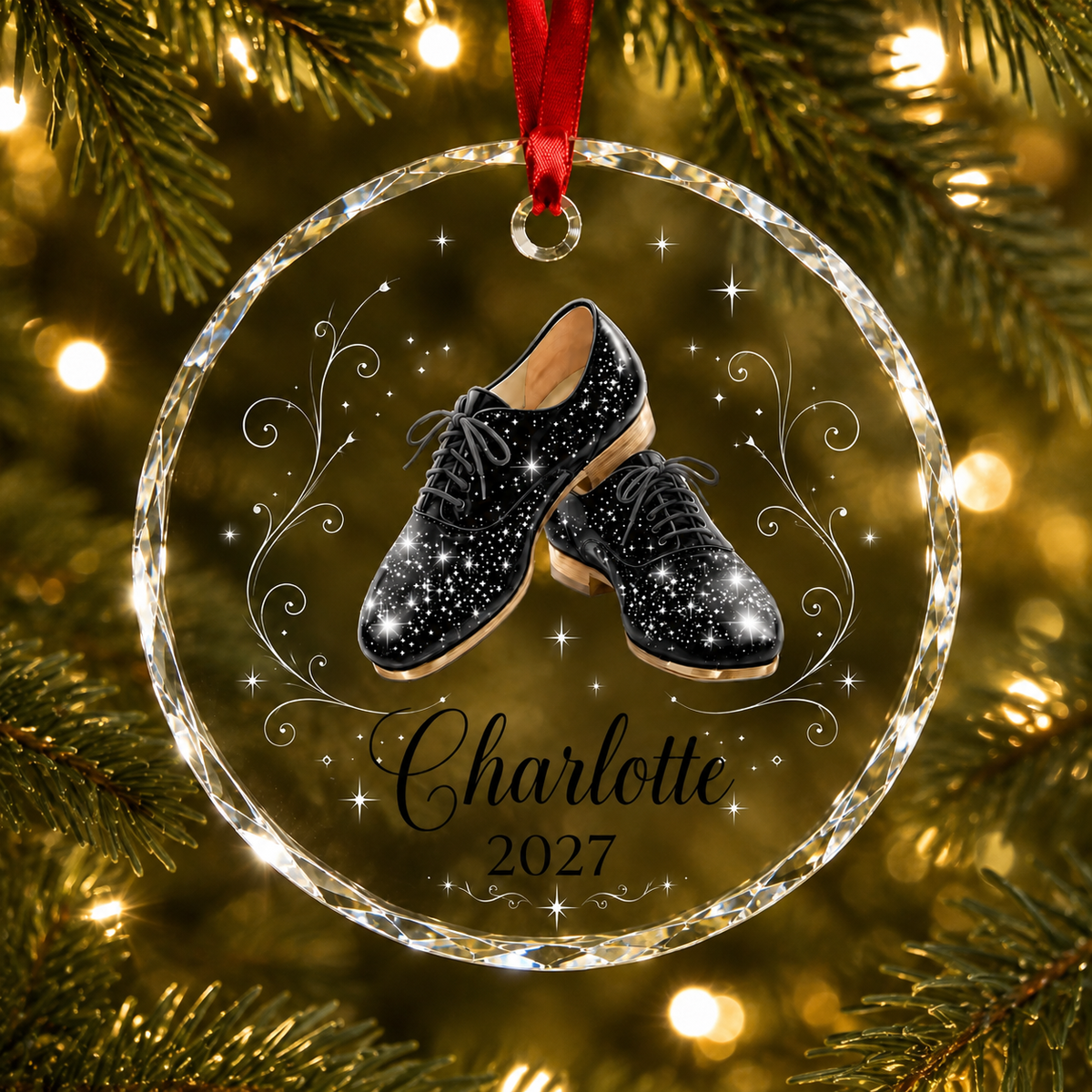 Personalized Dancing Glass Dancing Shoes