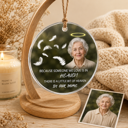 Custom Photo Someone We Love Feathers