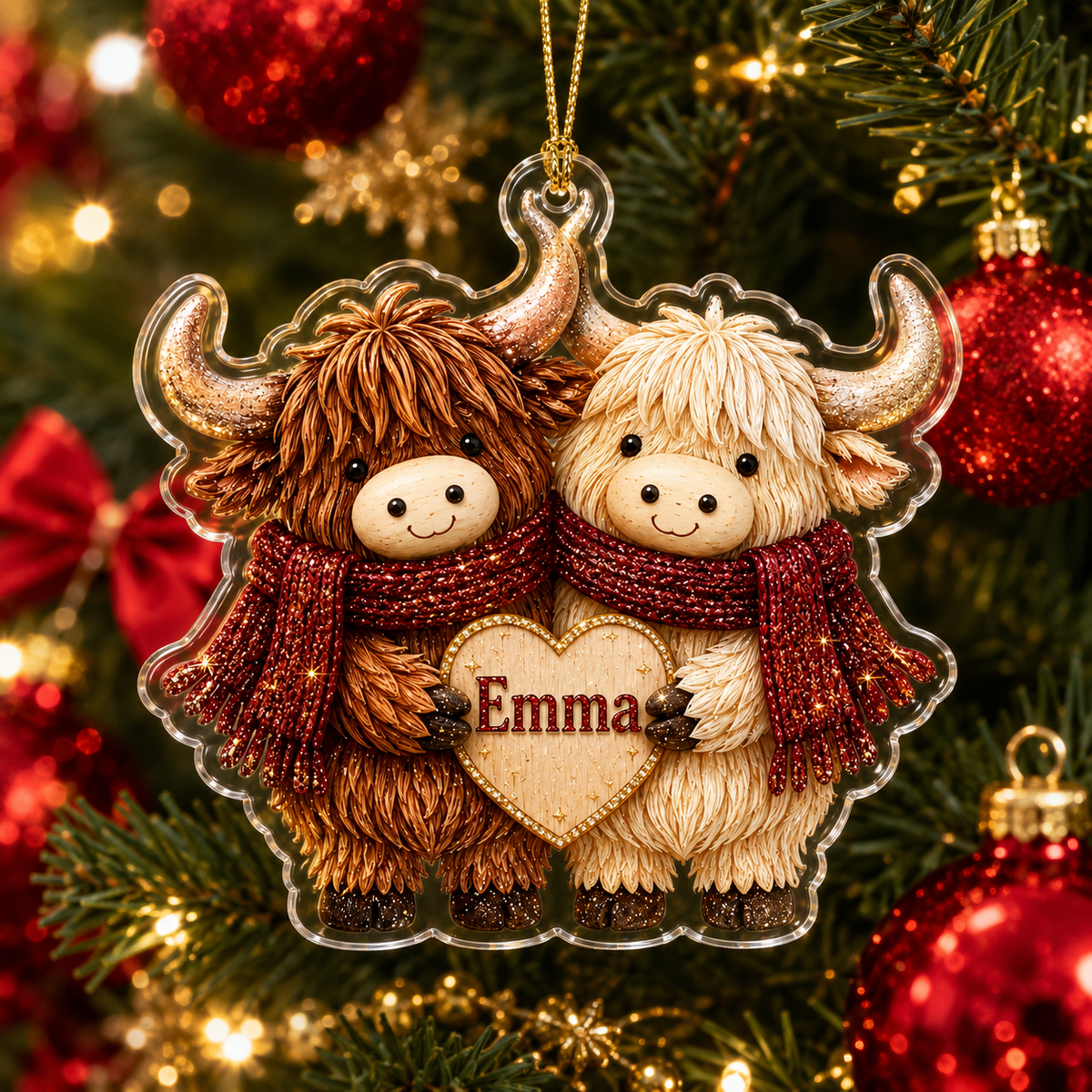 Highland Cow Couple