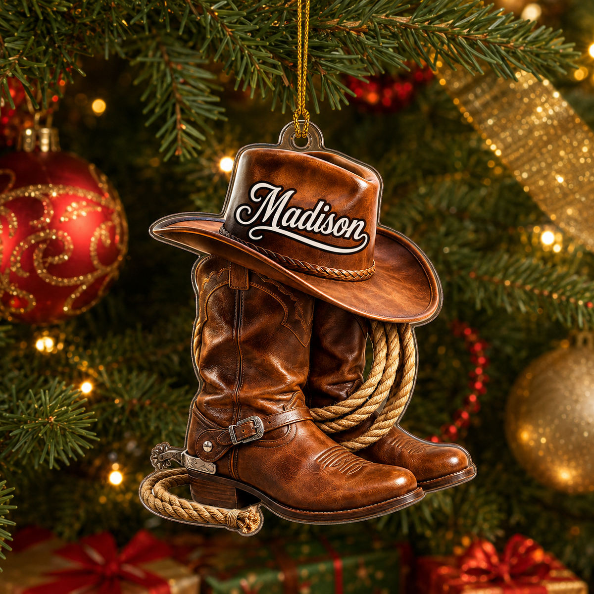 Personalized Boost Western Cowgirl Acrylic