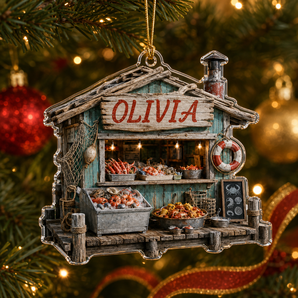 Food Lover Seafood Shack Ornament