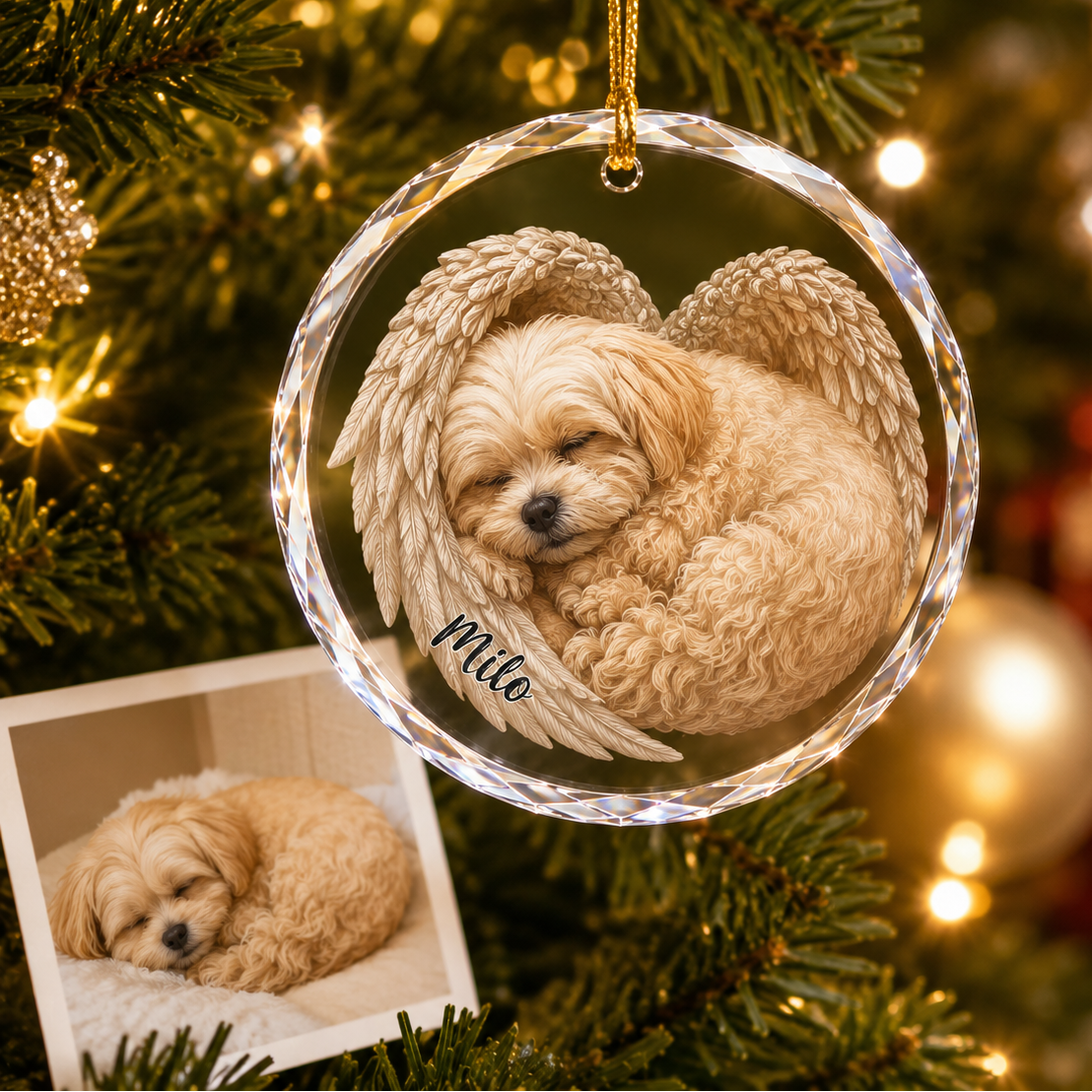 Custom Photo Dog Memorial Style 4