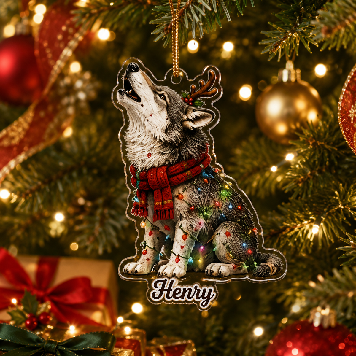Christmas Animal Wolf
