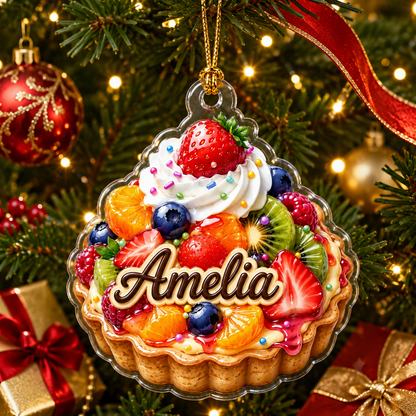 Custom Dessert Fruit Tart Acrylic