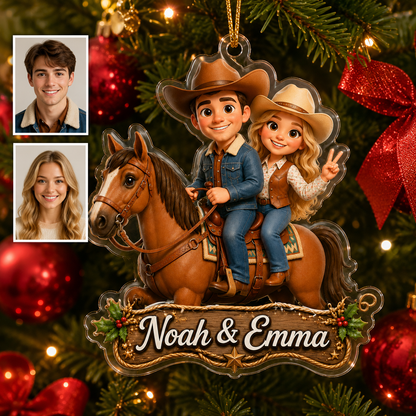 Personalized Boost Western Horse Couple Acrylic