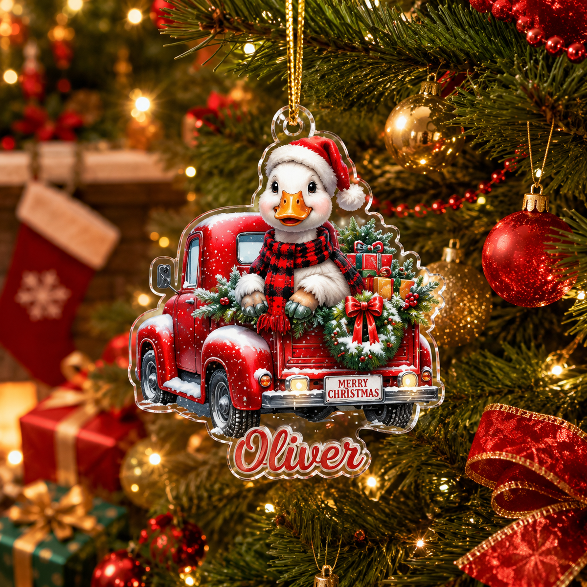 Christmas Farm Duck