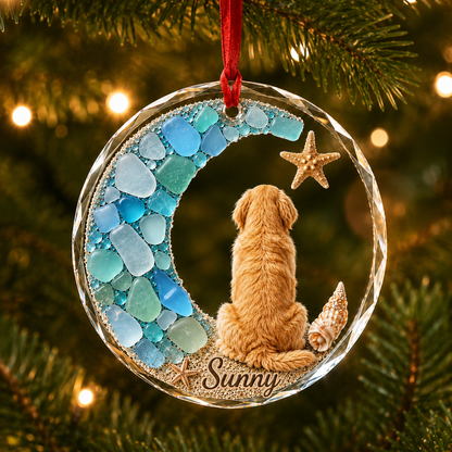 Custom Dog Seashell Golden Retriever