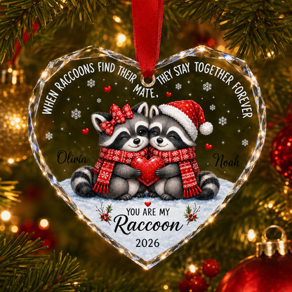 Custom Animal Couple Raccoon