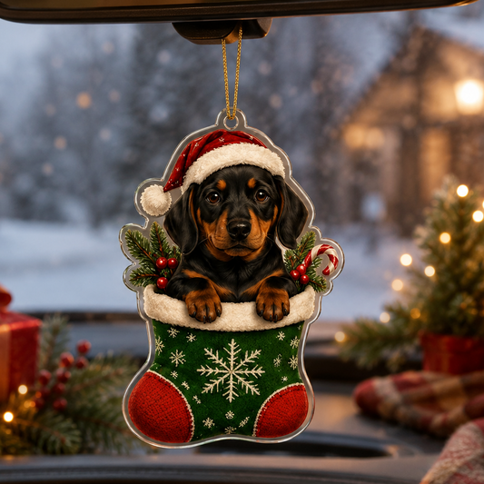 Dog Christmas Socks Rottweiler