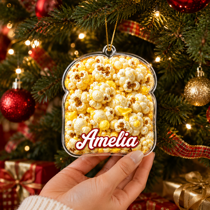Breakfast Custom Name Buttered Popcorn Acrylic