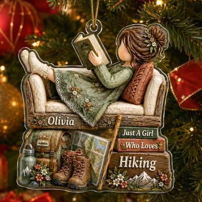 Personalized Just A Girl Hobby Hiking