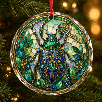Custom Name Glass Animal Beetle
