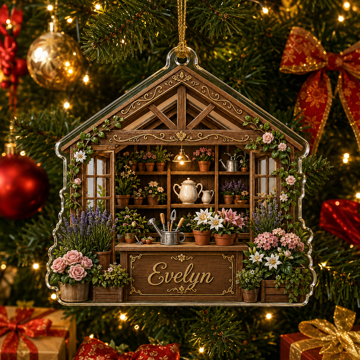 Custom Gardening Flower Shop Acrylic