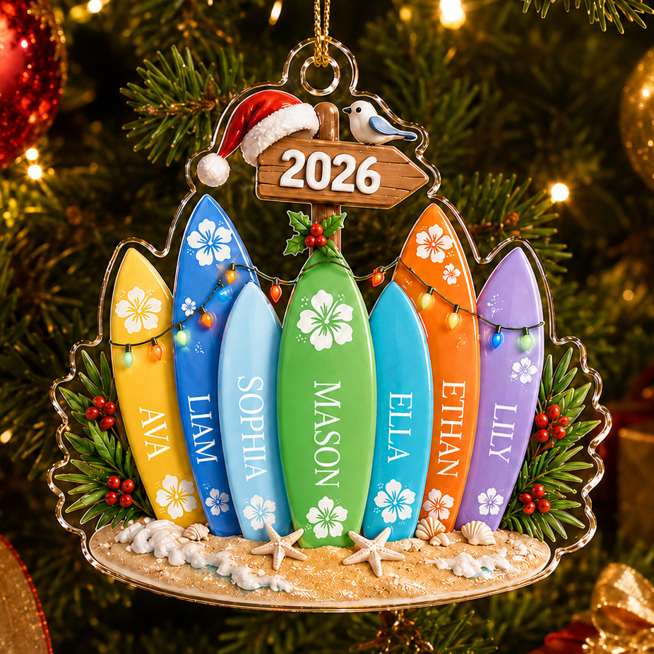 Surfing Personalize Acrylic 2026 Surfboard