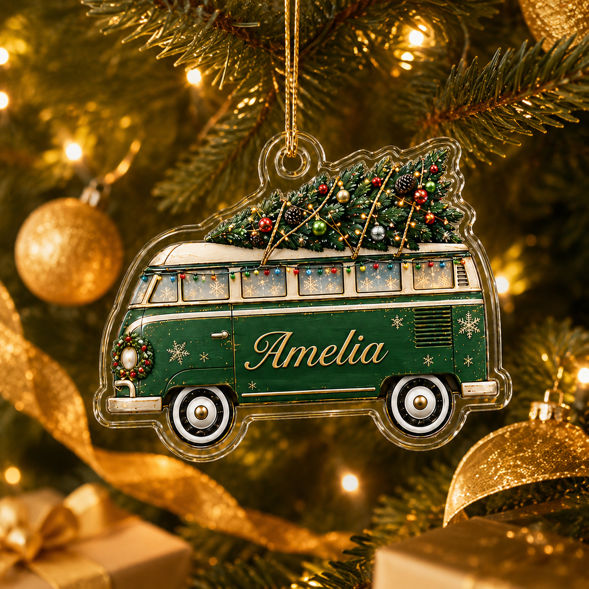 Camping Personalize Acrylic Diverse Car