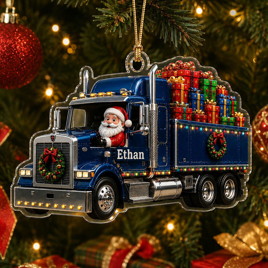 Santa Vehicle Semi Truck