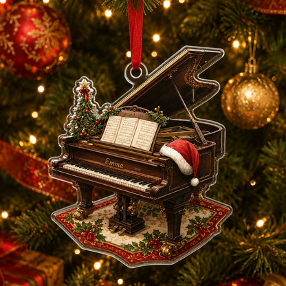 Piano Custome Name Acrylic Style 11