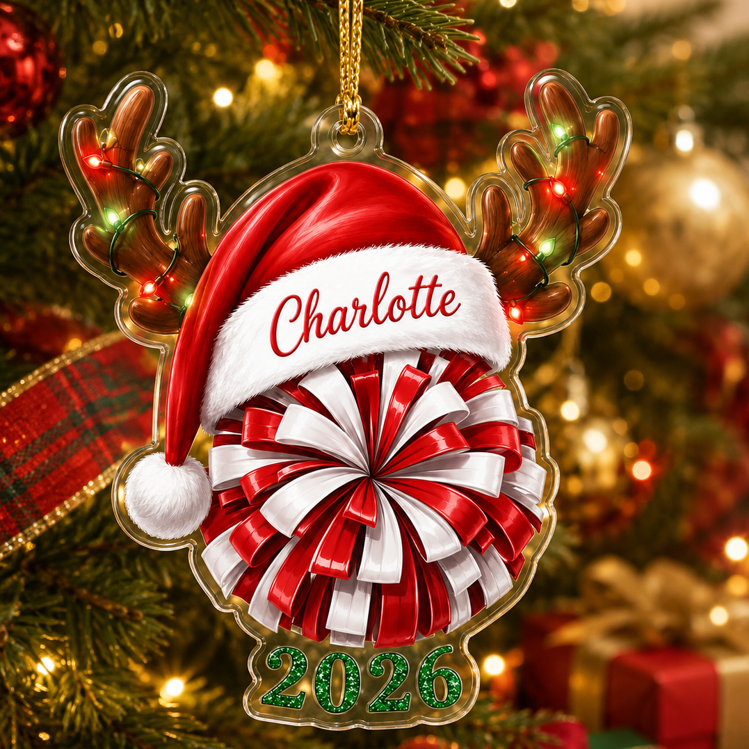 Christmas Sports 2026 Cheerleading Acrylic