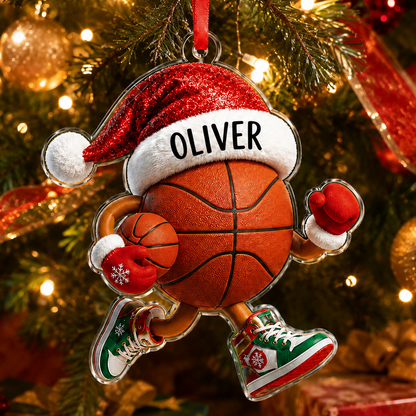 Sport Running Custome Name Acrylic Basketball
