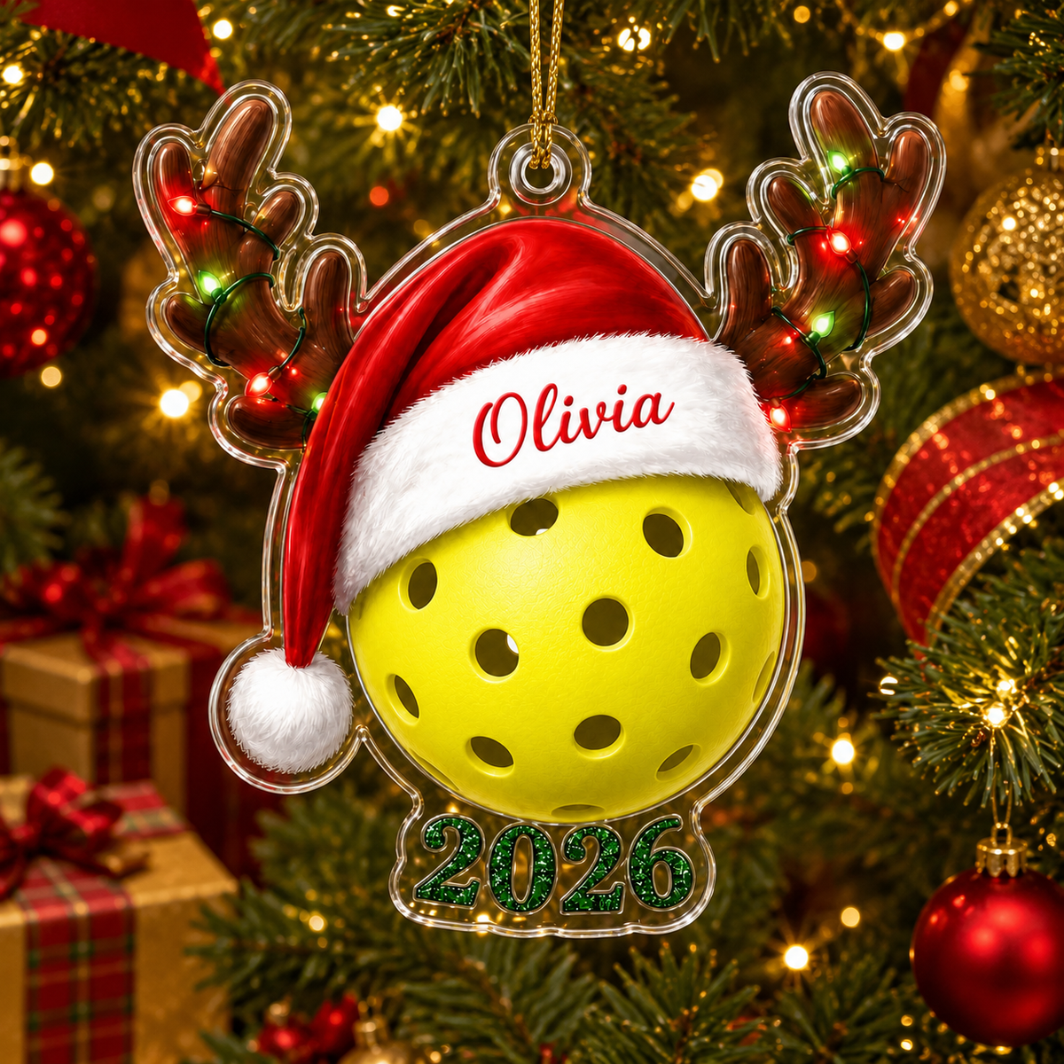 Christmas Sports 2026 Pickleball Acrylic
