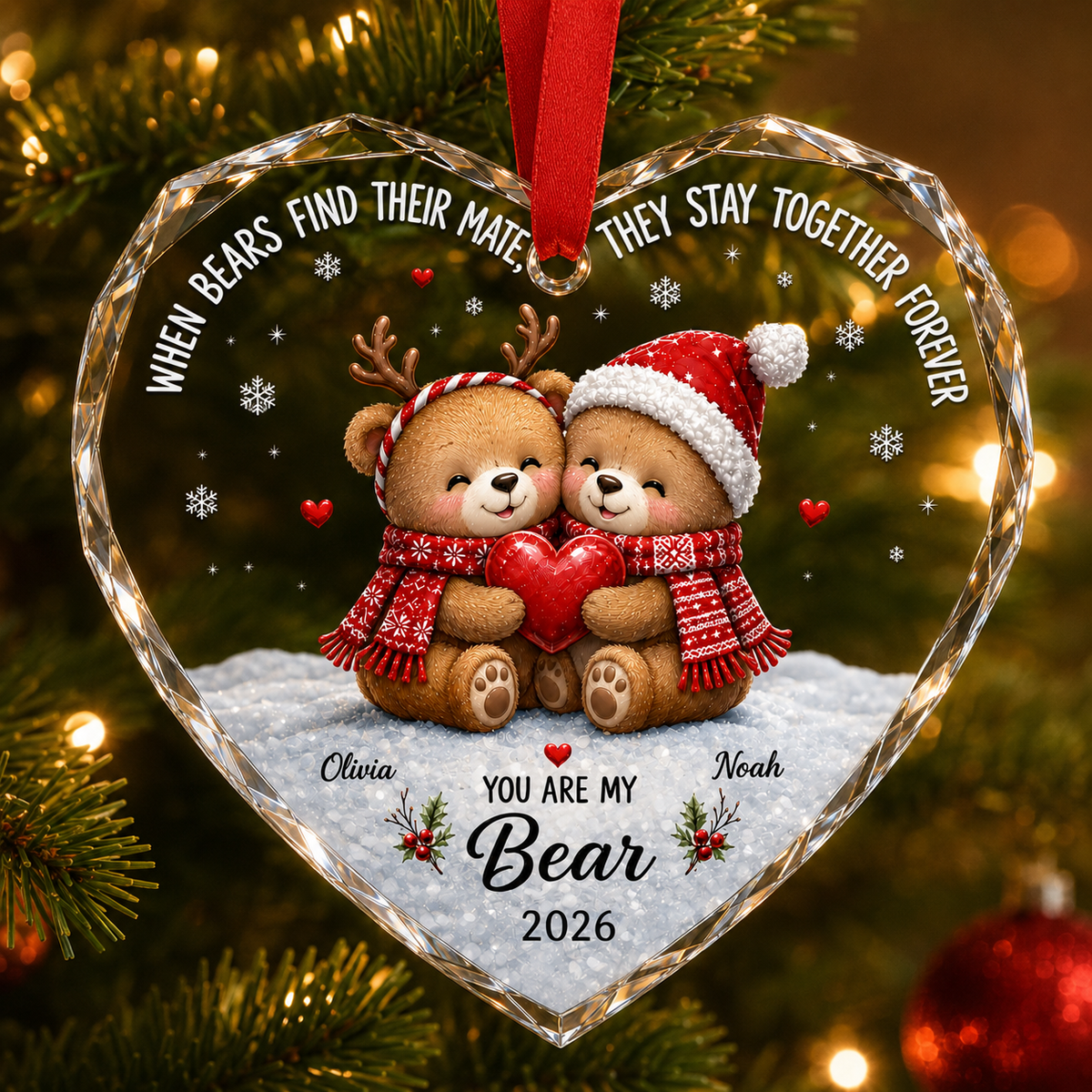 Custom Animal Couple Bear