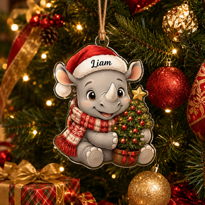 Animal Chrismas Rhino