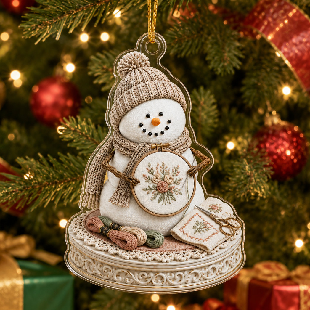 Snowman Hobbies Acrylic Embroidery