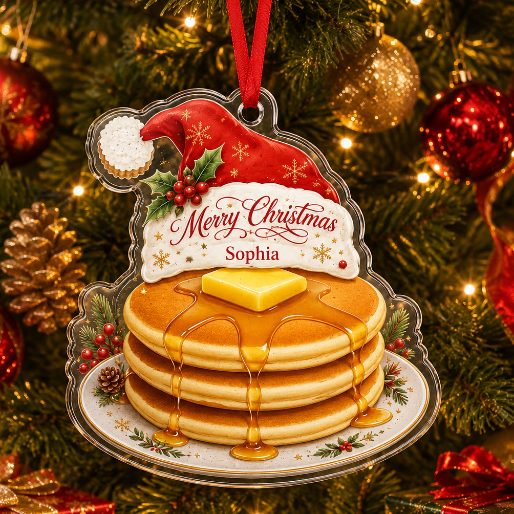 Personalized Kitchen Utensils Acrylic Christmas Pancake