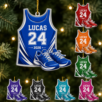 Custom Runner Acrylic - Numbered Singlet and Shoes
