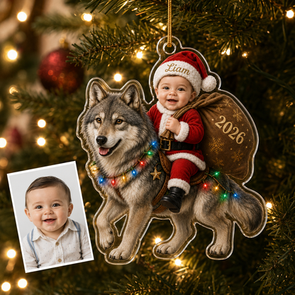 Custom Photo Baby Animal Wolf