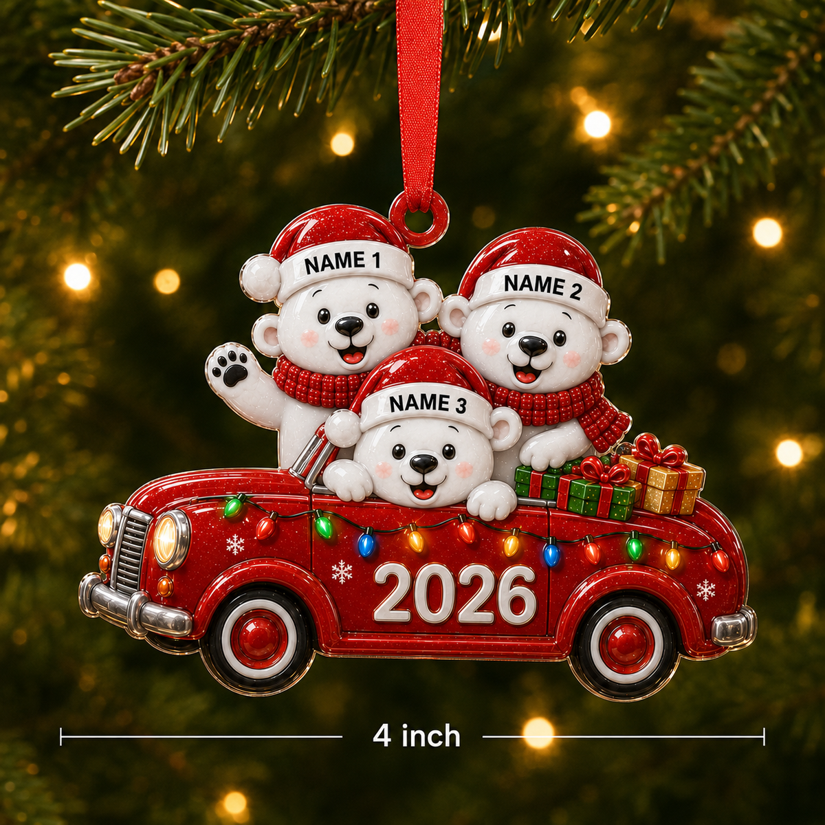 Custom Family Animal Car Bear