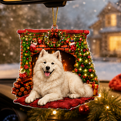 Dog Christmas Tree Samoyed