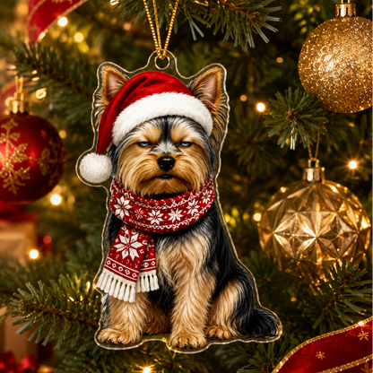 Dog Funny Christmas Yorkshire Terrier